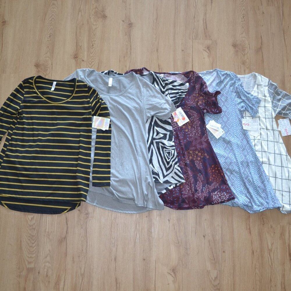 NWT Lularoe Bundle 6 Shirts Size Small